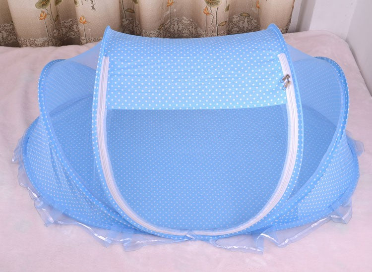 Foldable Baby Bed Net With Pillow